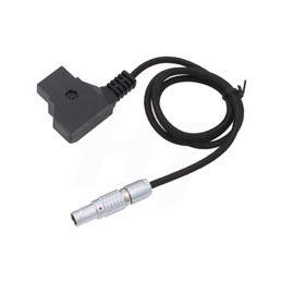 HangTon Flexible Braided D-tap P-tap to 0B 2 Pin Male Power Cable for Teradek Bolt Bond, Transvideo SmallHD 703 Monitor, Zacuto Viewfinder, Z CAM E2 F6 S6 Camera and EVF (30)
