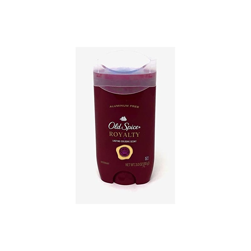 Old Spice Deodorant, Aluminum Free, Royalty Cologne Scent, 3.0 oz