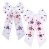 4th of July Accessories Hair Bows for Women Red White