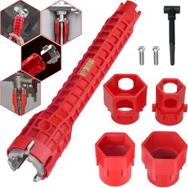 Velthorix Multifunctional Sink Tool 14-in-1, Faucet & Sink Installer Wrench Tool, Assistant Tool for Plumbing Installation & Repairs in Kitchen, Bathroom, Toilet, and Under-Sink Pipes
