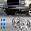 Rvplpr Fog Light Compatible with 2007-2013 GMC Sierra 1500