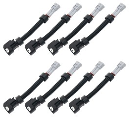Michigan Motorsports EV6 Fuel Injector Connector Adapter Plug and Play For EV6 Injectors (8)