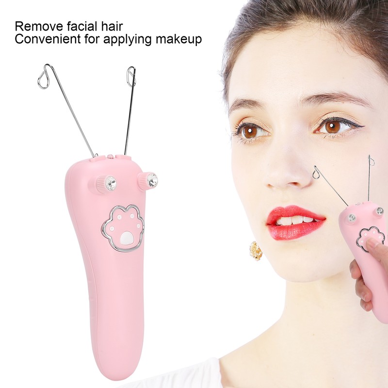 USB Charging Electric Cotton Thread Epilator Facial Body Hair Removal