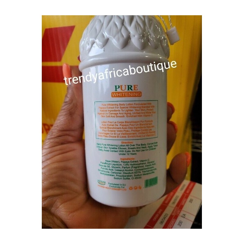 UGOSAM Pure Whitening Exclusive Body Lotion Papaya Extracts & Vit.