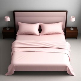 SheetWorld Short King Size Flat Sheet 105 x 102-100% Cotton Woven, 500 TC - Includes 1 Flat Sheet - Softer Than Egyptian Cotton - Rich, Natural & Hypoallergenic - Dusty Rose - Made in USA