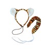 Midlee Tiger Dog Costume Headband & Tail- Large