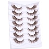 Brown Eyelashes Fairy Lashes Cat Eye Wispy False Eyelashes Strip