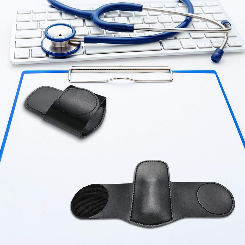 Artificial Leather Stethoscope Holder Handmade Stethoscope Hip Holder with Clip