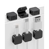6-Pack Magnetic Cable Clips – Adjustable Cord Holder with Strong