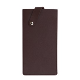 SING F LTD Butcher Chef Cutter Edge Guards 8.6inch PU Leather Wide Blade Edge Protectors Meat Cleaver Cover Butcher Chef Cutter Protector Red Coffee