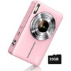 Digital Camera, FHD 1080P Point and Shoot Kids Camera, with