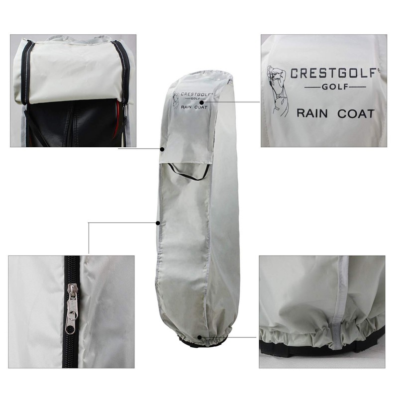 Crestgolf Golf Bag Cover Rain Cover Effective Waterproof Dustproof Bag