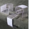 25pcs 3-4.5 cm Transparent Plastic Wedding Banquet Table Skirting Clips