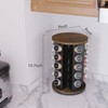 New England Stories Revolving Spice Rack Set with 25 Spice