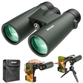 Adorrgon 15x45 HD Binoculars for Adults High Powered with Phone Adapter, Tripod and Tripod Adapter - Large View Binoculars with Clear Low Light Vision for Bird Watching Cruise Travel