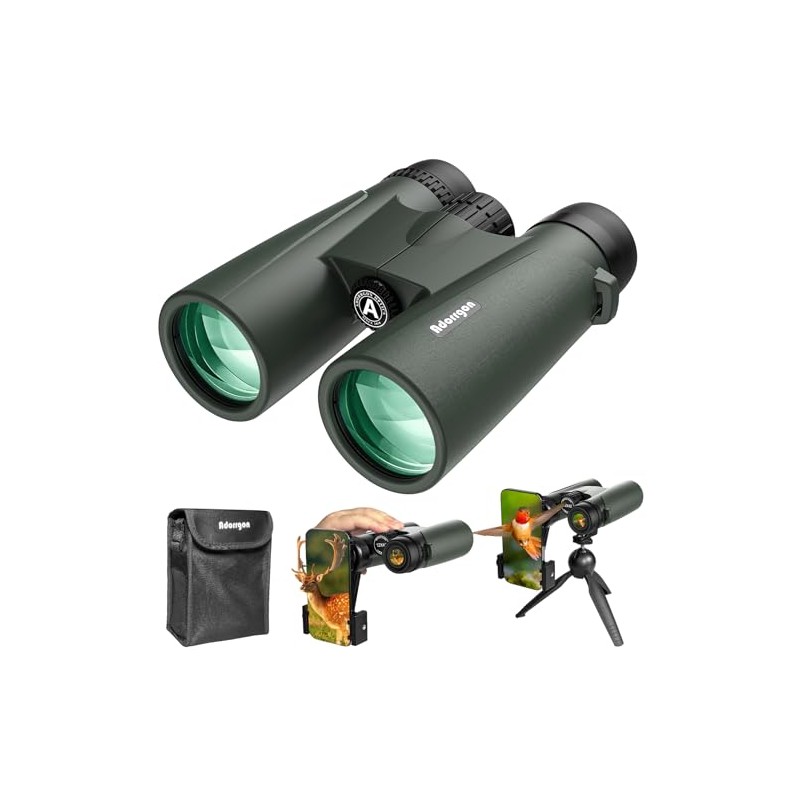 Adorrgon 15x45 HD Binoculars for Adults High Powered with Phone