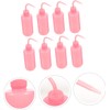 Botella de Limpieza de Pestañas 250ml Rosa Abs 8 Piezas