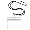Proof ID 2 Pack Card Holder Zip Lock w/ Lanyards