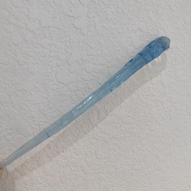 EZ PEACH Tortoise Shell Style Stick, Hair Stick, Hair Stick, Simple Hair Accessory, Yukata, Yukata (Blue)