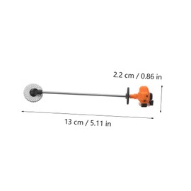 Totority Miniature Lawn Mower Model for Doll House Decor Scale Tiny Mower for Landscape Decoration Material for Boys and Girls Room and Mini House Supplies