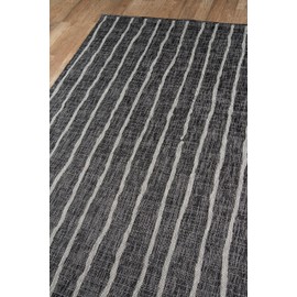 Novogratz Villa Collection Sicily Indoor/Outdoor Area Rug, 7'10" x 10'10", Charcoal