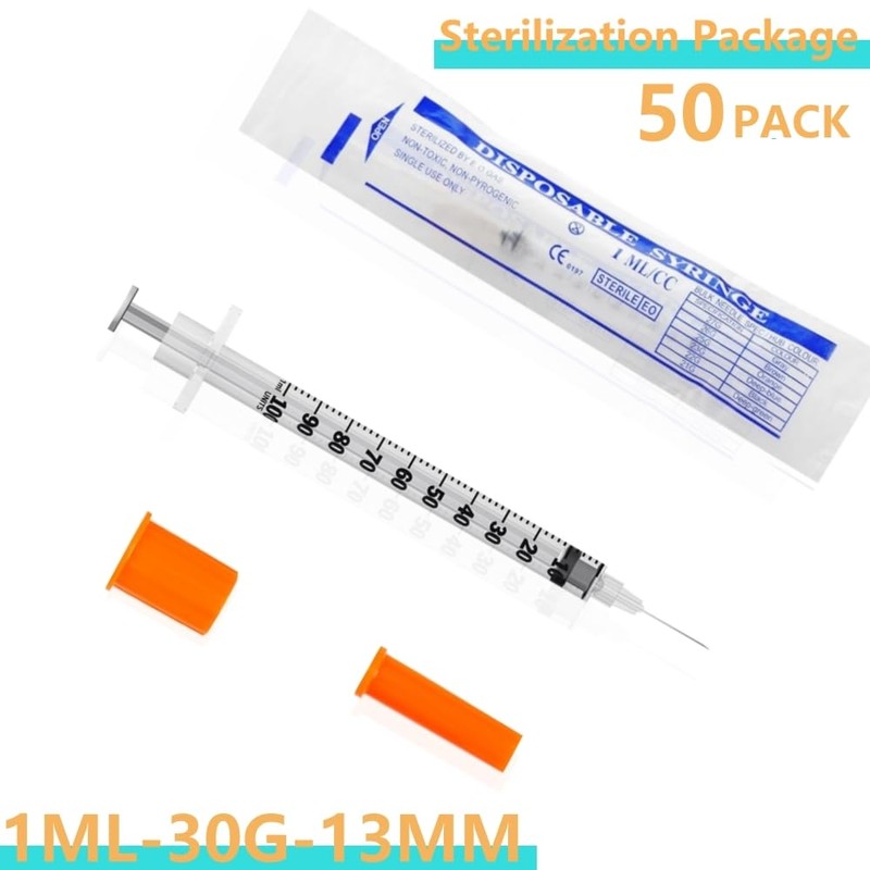 30G 1cc 1ml 1/2-Inch Measurement Lab Accessories for Industrial and