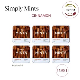 Simply, Mints Variety Pack, Pack of 6 - Cinnamon