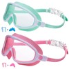 Seago Swim Goggles 2 Pack Anti-Fog Anti-UV Wide View Swimming