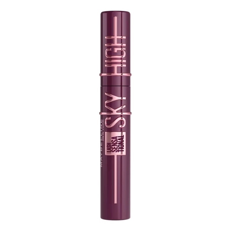 Mascara Para Pestañas Sky High Lavable De Maybelline Burgundy