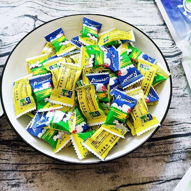 Milk Candy 12.34 oz/(350g/bag)， Milk Flavor Candy individually wrapped