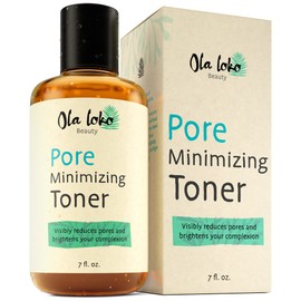 𝗪𝗜𝗡𝗡𝗘𝗥 𝟮𝟬𝟮𝟯* Pore Minimizer Toner, Face Toner for Oily & Aging Skin, Skin Tightening Pore Toner with Botanical Extracts & 2% Niacinamide, Exfoliating Skin Toner, Safe for Sensitive Skin