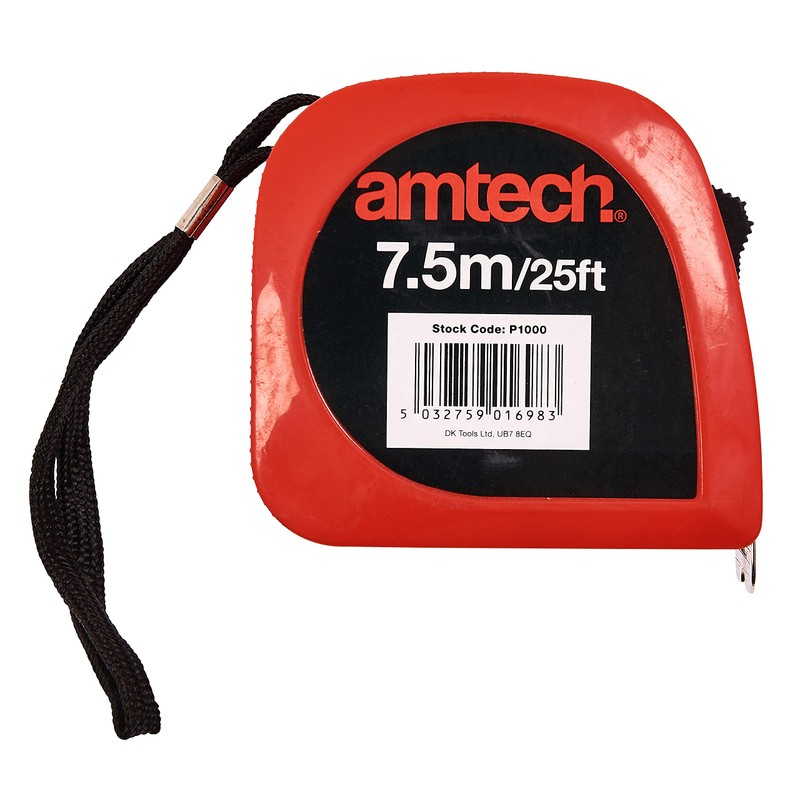 Amtech P1000 7.5m Basic Measuring Tape