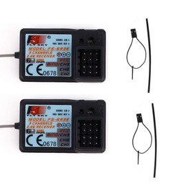 2 Flysky FS-GR3E 2.4G Receiver Upgraded Waterproof Flysky 3CH Receiver DC 5V FS-GT2 FS-GT2B FS-GT3B FS-GT3C FZ-IT4S FS-i10, FS-i8,FS-i6X,FS-i4X,FS-i4,FS-TH9X,FS-T6,FS-CT6B FS-T4B For RC Car Transmitters