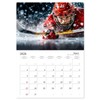SNOWBOARDS, SKIS & SKATES (Monthly Wall Calendar 2025 11.7" x