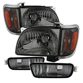 Aftermarket for 2001-2004 Toyota Tacoma Crystal Headlights Headlamps