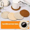 8 Pcs Coasters Set with Holder for Drinks Absorbent Modern