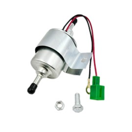 LAUUEXOP Electric Round Fuel Pump 86506895 Compatible for Ford New Holland L140 L150 L160 L170 L425 L445 L452 L454 L465 L553 L555 L565 Ls150 Ls160 Ls170 Lx465 Lx485 Lx565 Lx665 9607940 9843528