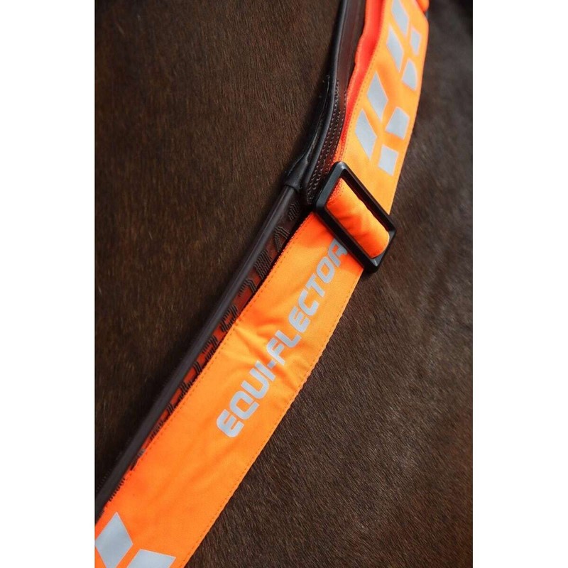 Equi-Flector Shires Horse/Pony Breastplate in Reflective Pink Pny/Cob, Pink