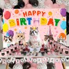 Cat Party Decorations, 71'' x 43'' Cat Birthday Backdrop Cat