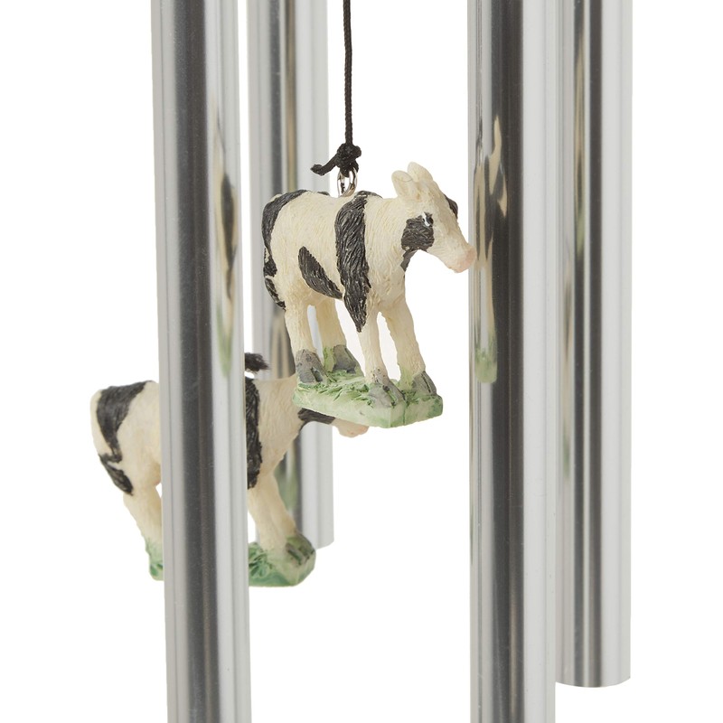 StealStreet SS-G-41928, Round Top Cow Hanging Garden Porch Decoration Decor