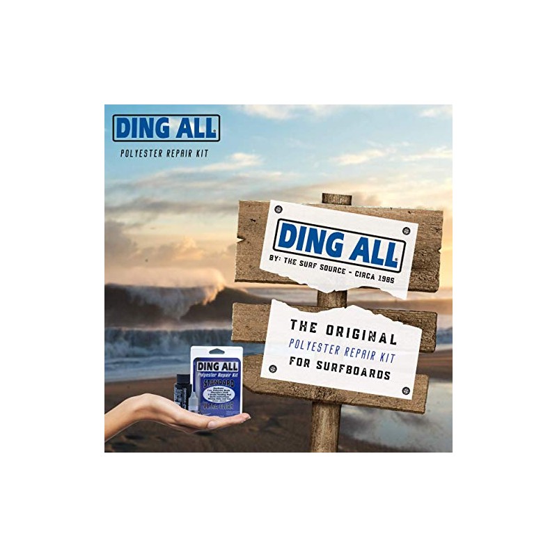 Ding All Polyester Repair Kit for Surfboard Dings - 2