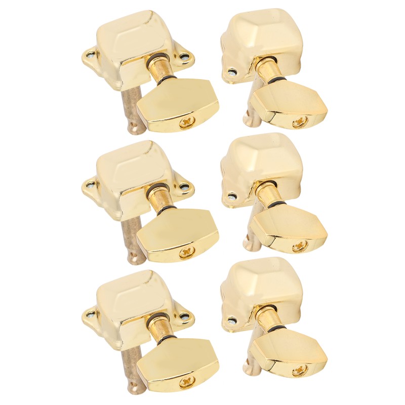 String Tuning Key for SemiClosed Guitar 3 Left 3 Right