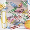 Kissral Pack of 250 Paper Clips Stationary Set Coloured Paper