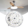 3.93in Ceiling Fan LED Light Replacement Professional Dimmable 18W AC120V