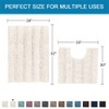 Bath Rug Set 2 Piece for Bathroom Non Slip Thick