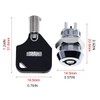 Namvo 12mm Stainless Steel Key Lock 102 for Key Switch