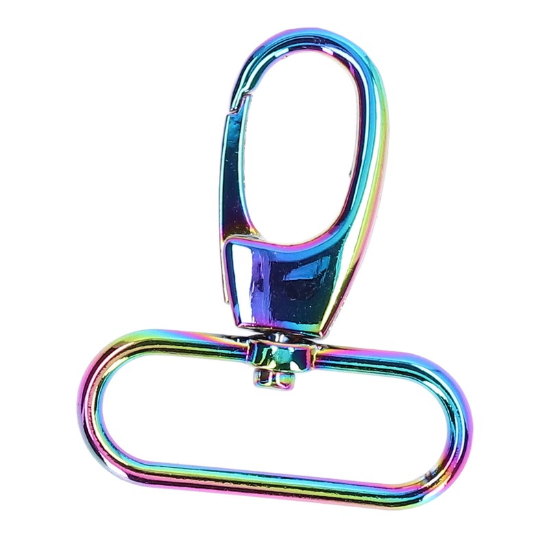 10Pcs Keychain Clasp 38mm Firm Rust Proof Bright Luster Simple