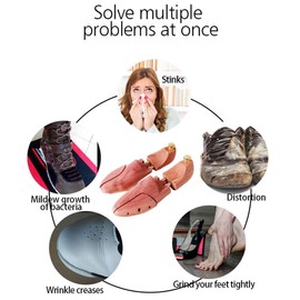 Real Red Cedar Wood Men's Shoe Stretcher Premium Shoe Trees 6-11 UK (UK 7-8 / EU 41-42)