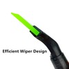 Ewrap Green Shower Squeegee for Bathroom Rubber Squeegee Windscreen Wiper