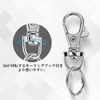 FineGood Keychain Hardware 5-Piece Set Double Ring Keychain Hardware Keyring